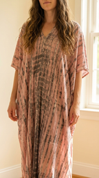 Relaxed Fit Long Kaftan Dress - Comfortable for Everyday Style