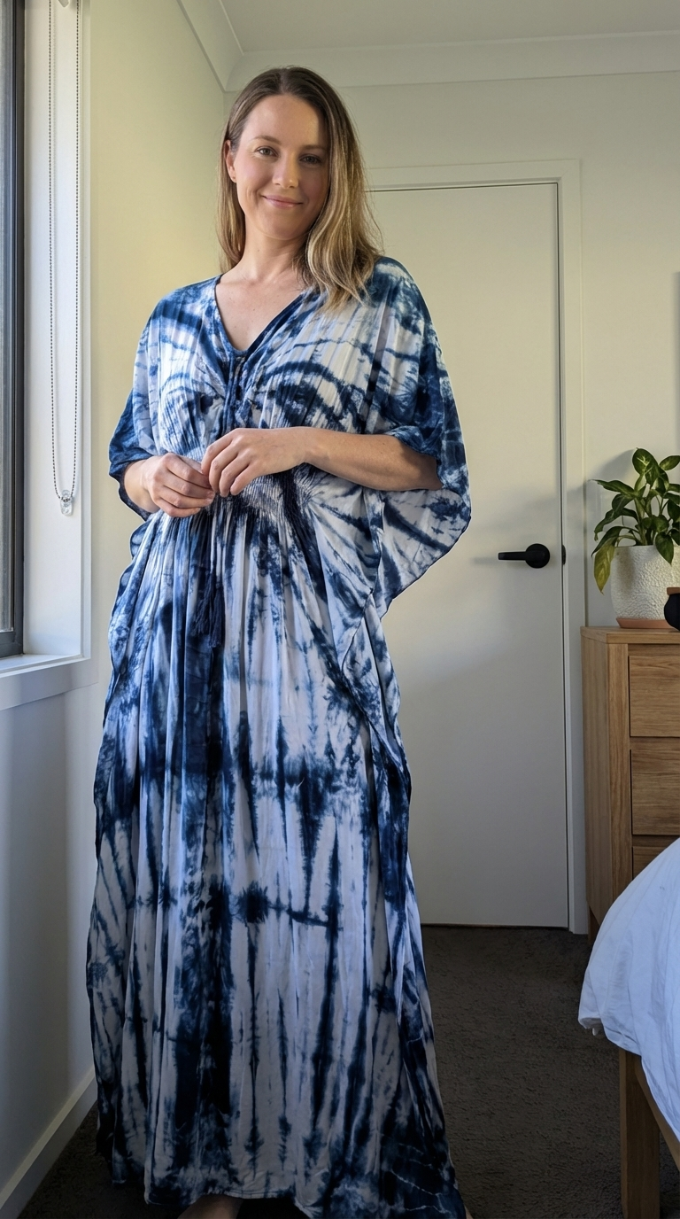 Flowy Boho Butterfly Dress - Flowy Lightweight Design
