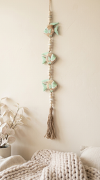 Handcrafted Fish Decor Wall Art - Boho Wall Hanging