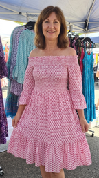 Flowy Off the Shoulder Dress - Flowy Lightweight Dress