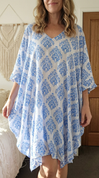 Relaxed Fit Batwing Dress - Comfortable Everyday Style