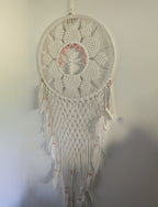 Handmade 54cm Feather Mandella Tree of Life Dreamcatcher - Elegant Bedroom & Living Room Decor