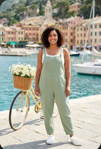 Lightweight Casual Long Overalls - Comfortable Everyday Style