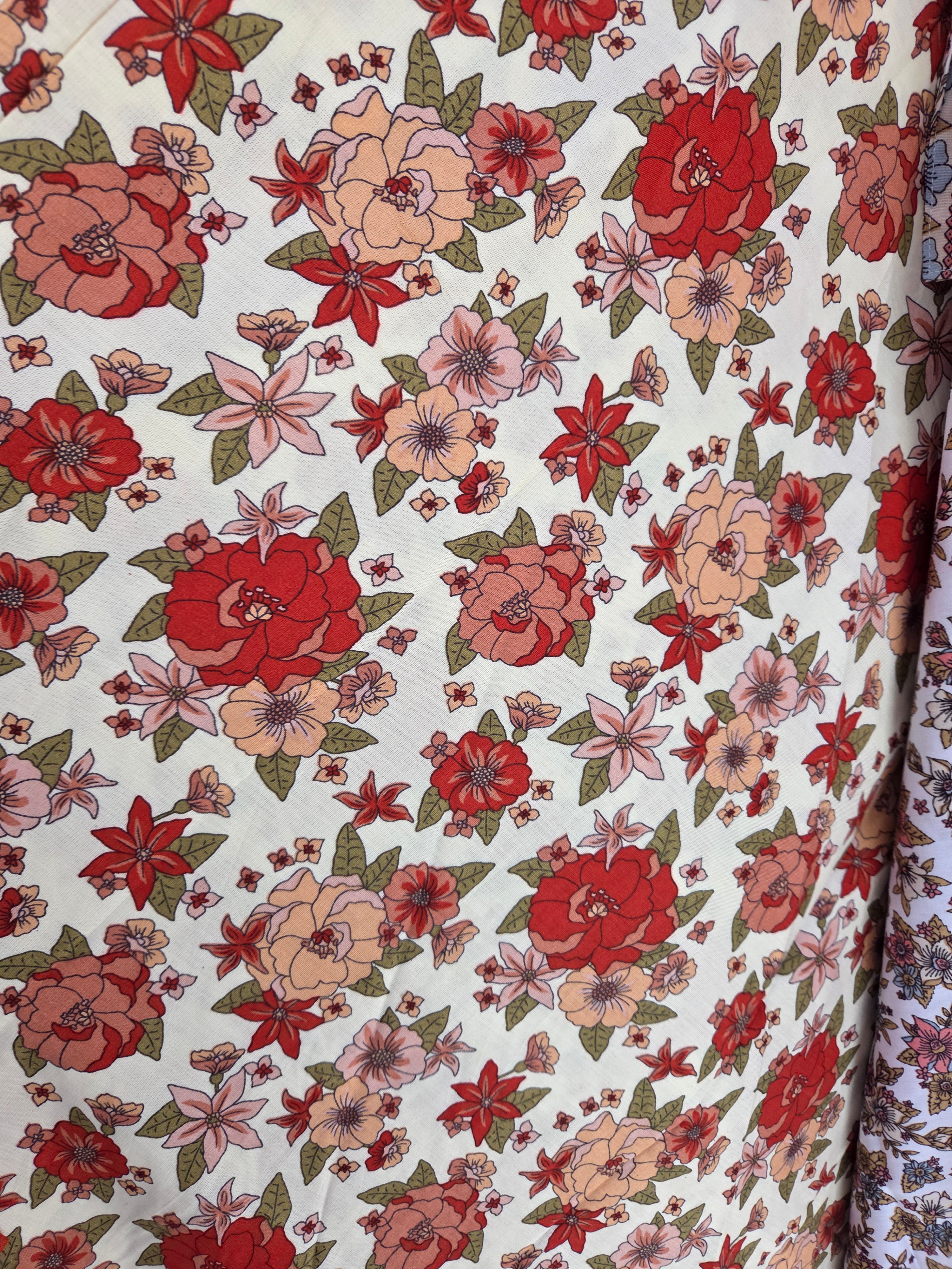 Effortless Boho Floral/Elephant Geni Jumpsuit - Flowy Everyday Style