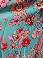 Flowy Lightweight Boho Floral Frill Pants - Effortless and Comfortable Fit
