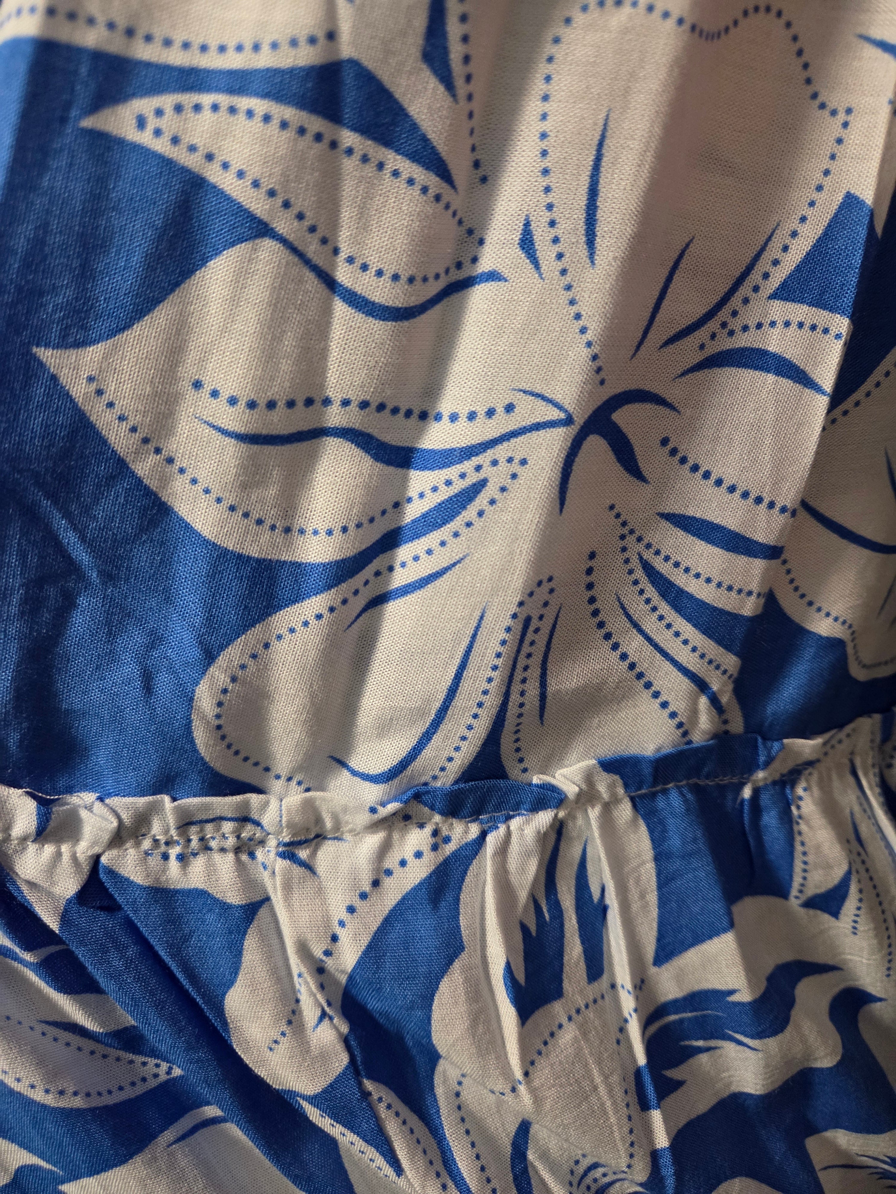 Casual Floral Long Boob-tube dress - Lightweight & Easy wear