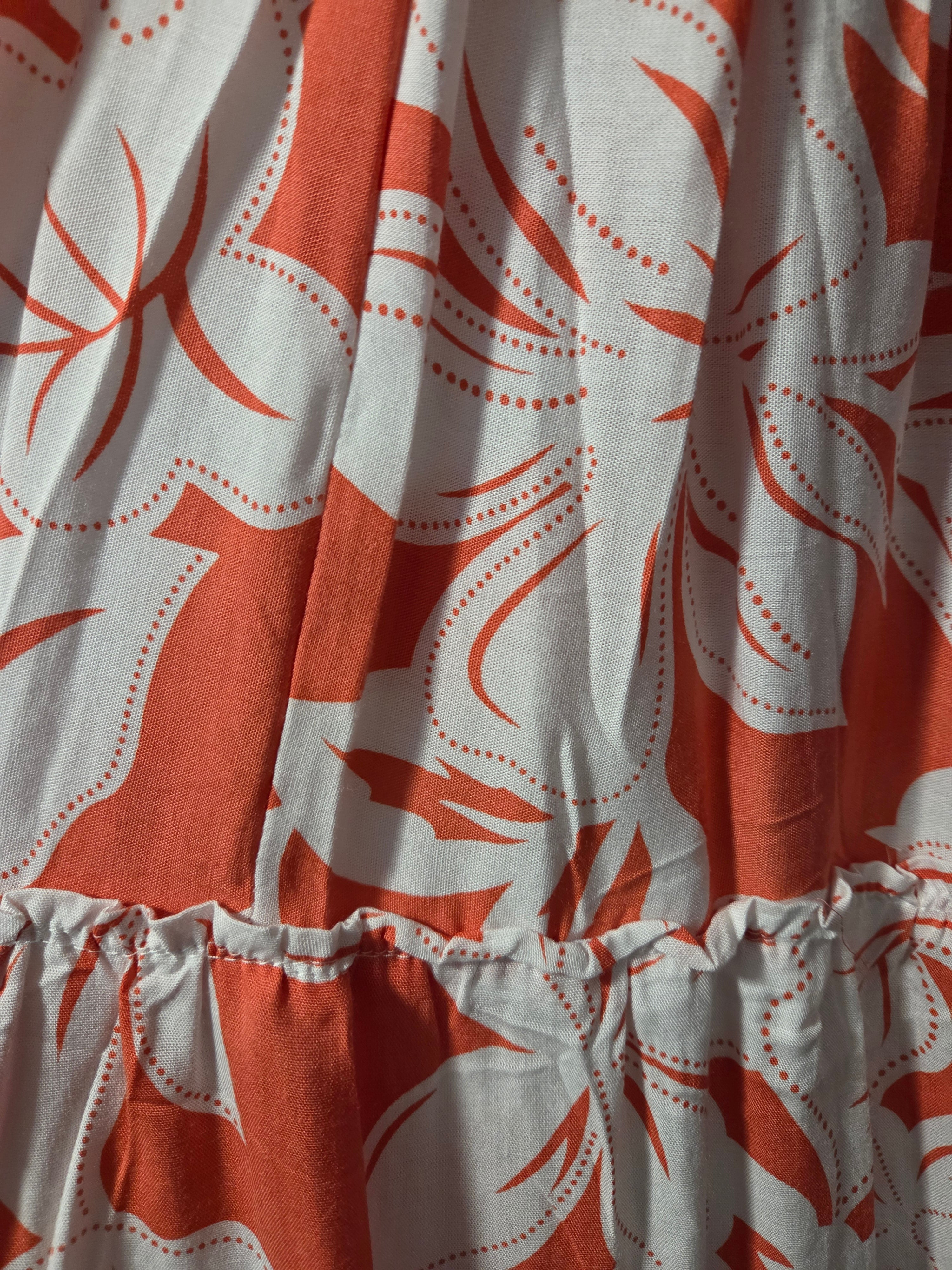 Casual Floral Long Boob-tube dress - Lightweight & Easy wear