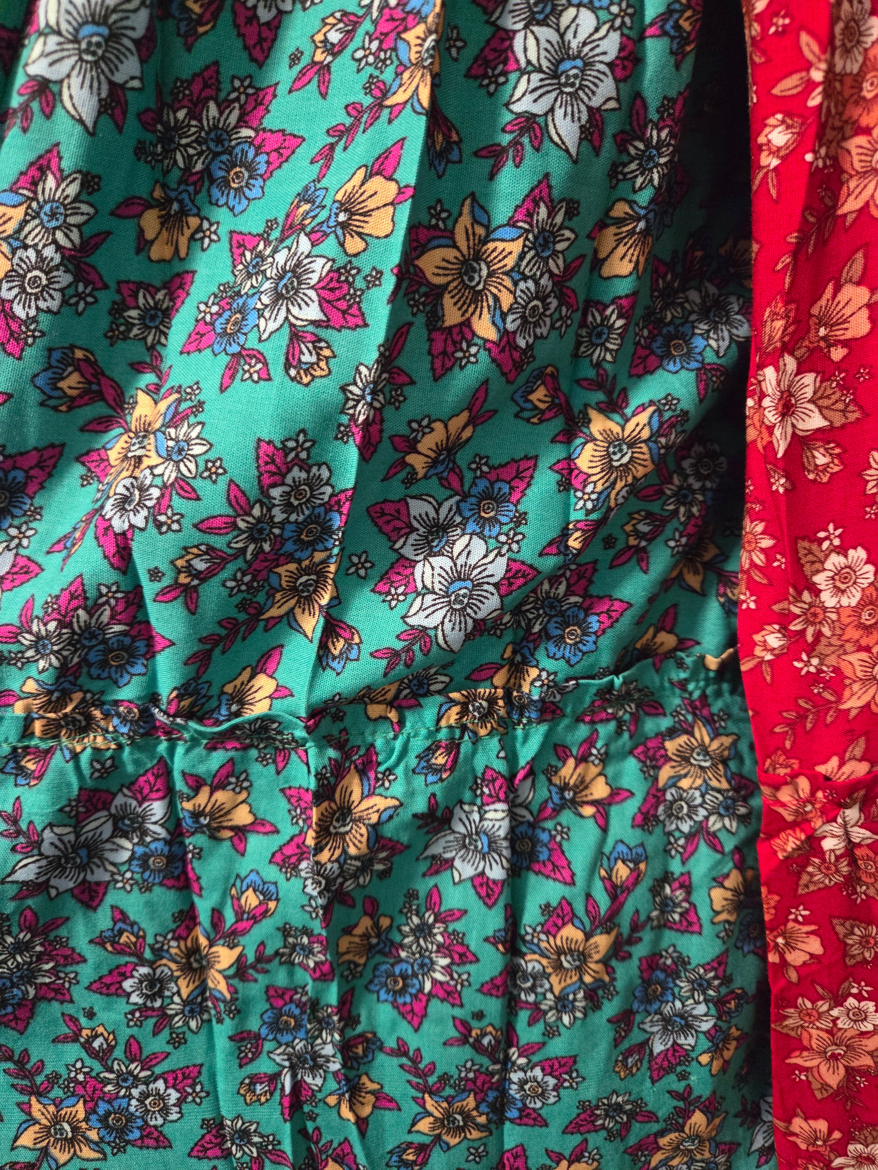 Casual Floral Long Boob-tube dress - Lightweight & Easy wear