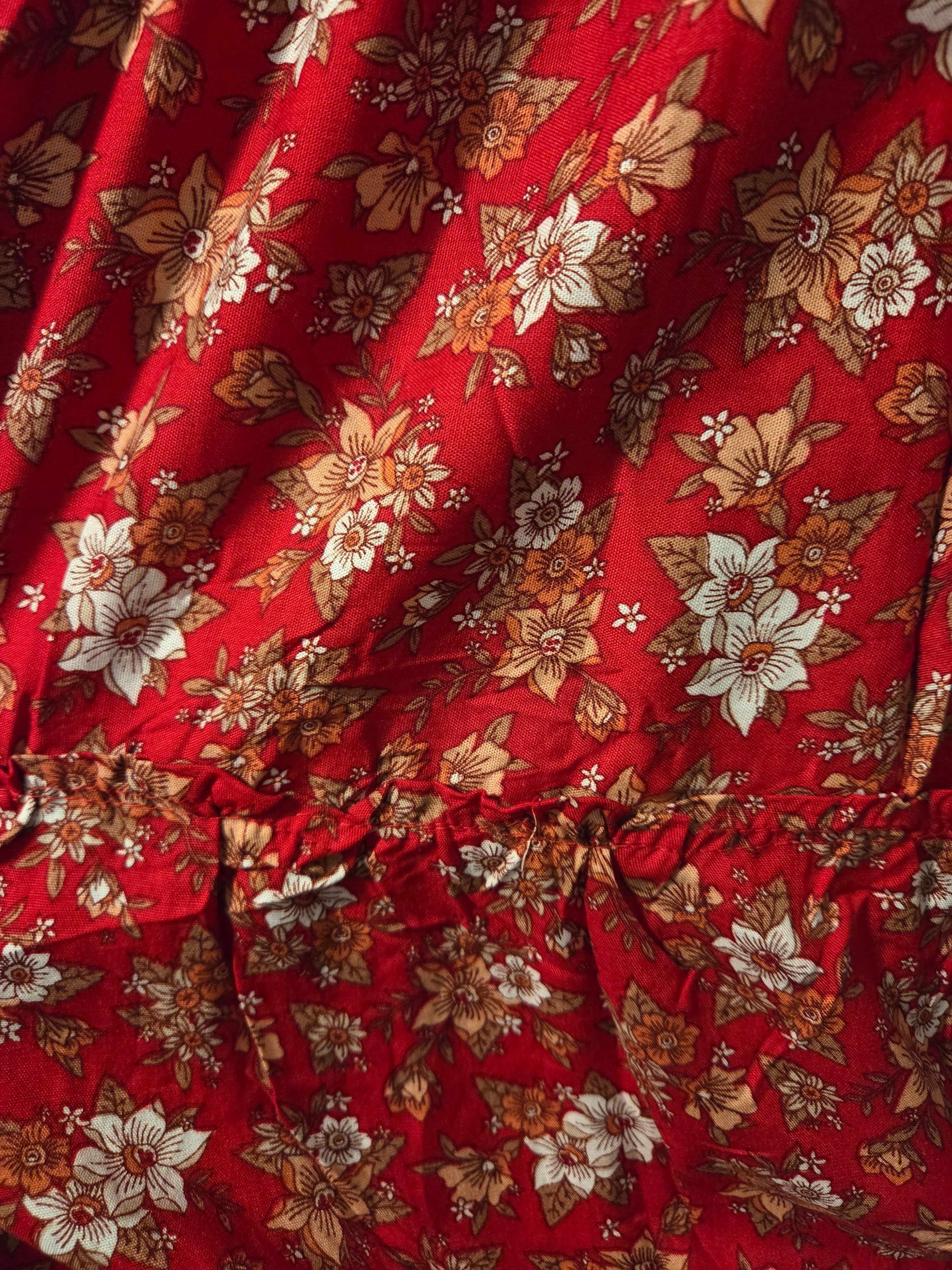 Casual Floral Long Boob-tube dress - Lightweight & Easy wear