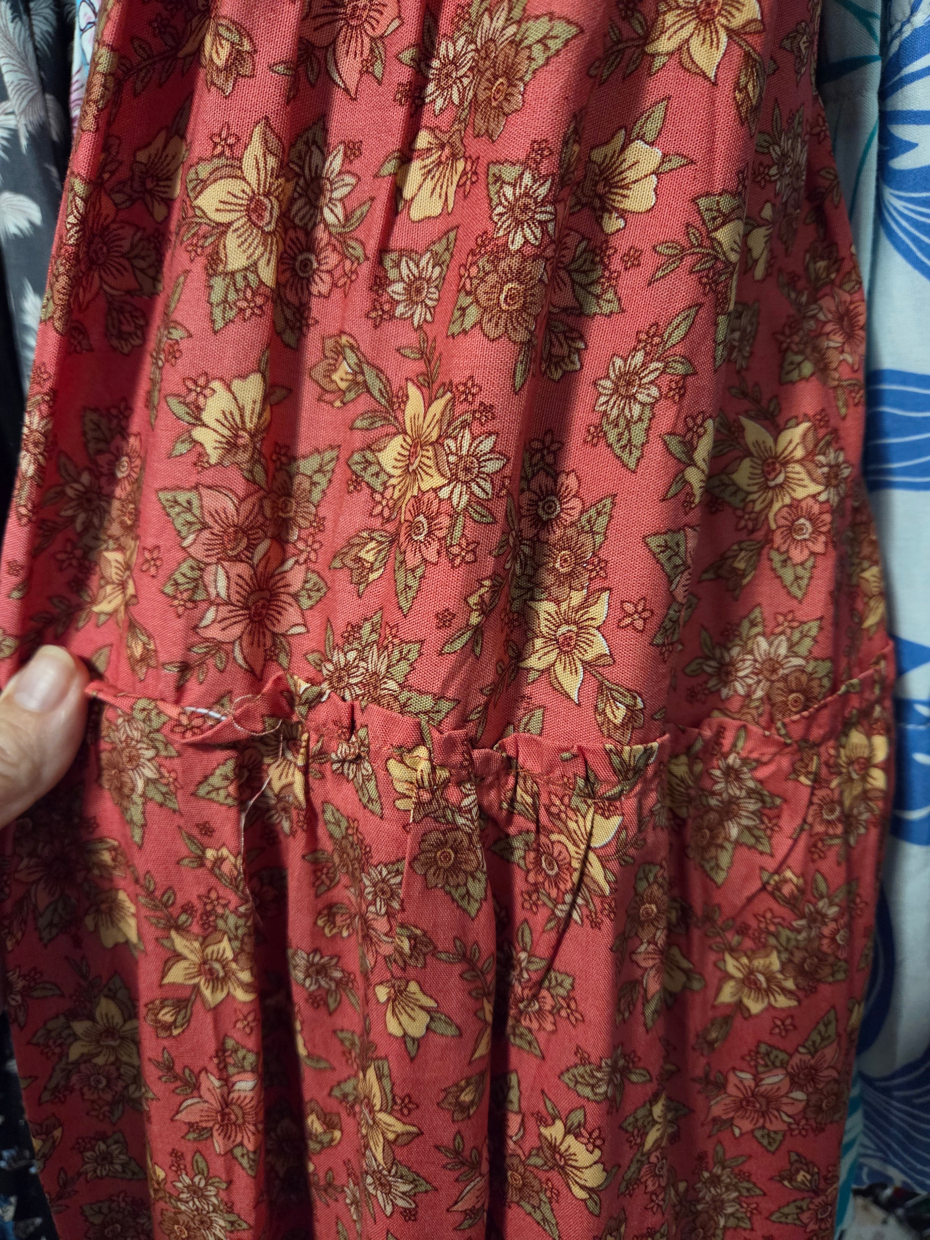 Casual Floral Long Boob-tube dress - Lightweight & Easy wear