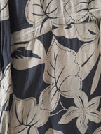 Floral Vee Dress - Flowy, Lightweight Design