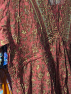 Floral Vee Dress - Flowy, Lightweight Design