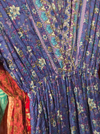 Boho Style Floral Maxi Dress - Flowy Lightweight Design