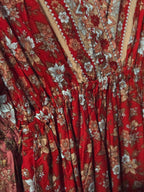 Boho Style Floral Maxi Dress - Flowy Lightweight Design