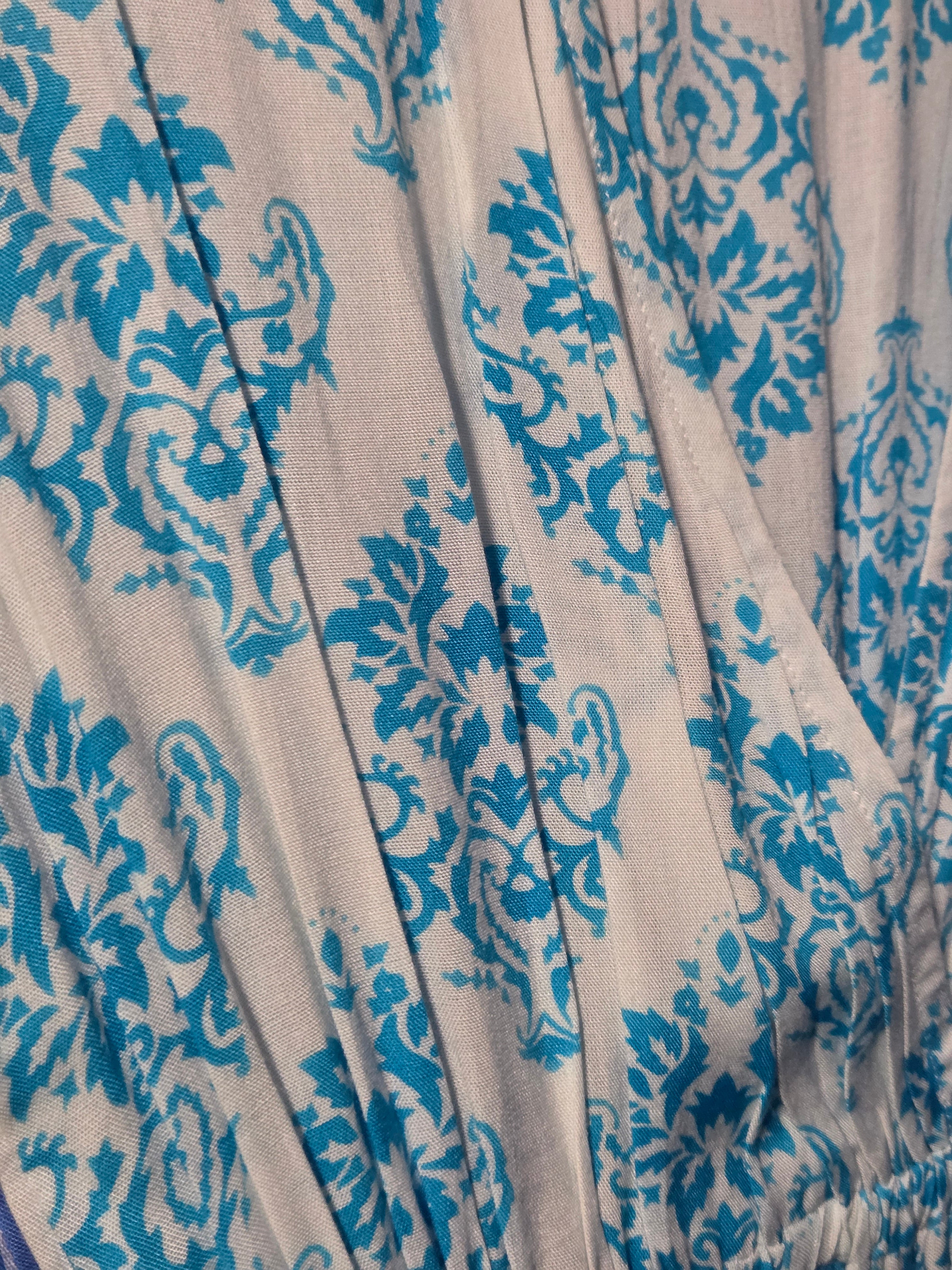 Boho Style Floral Maxi Dress - Flowy Lightweight Design