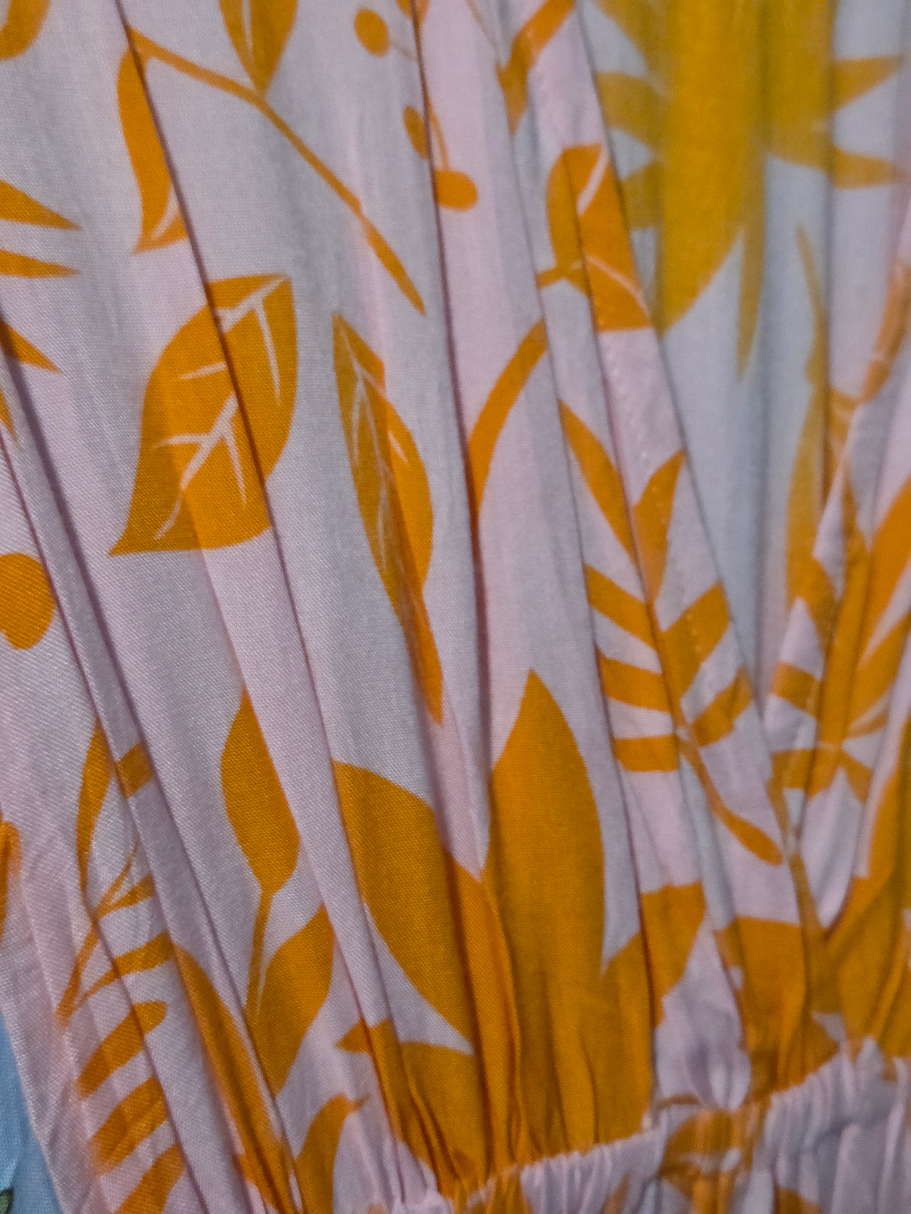 Boho Style Floral Maxi Dress - Flowy Lightweight Design