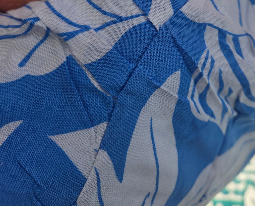 Floral Vee Dress - Flowy, Lightweight Design