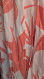 Floral Vee Dress - Flowy, Lightweight Design