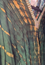 Relaxed Fit Bling Trimmed Long Kaftan - Comfortable Everyday Style