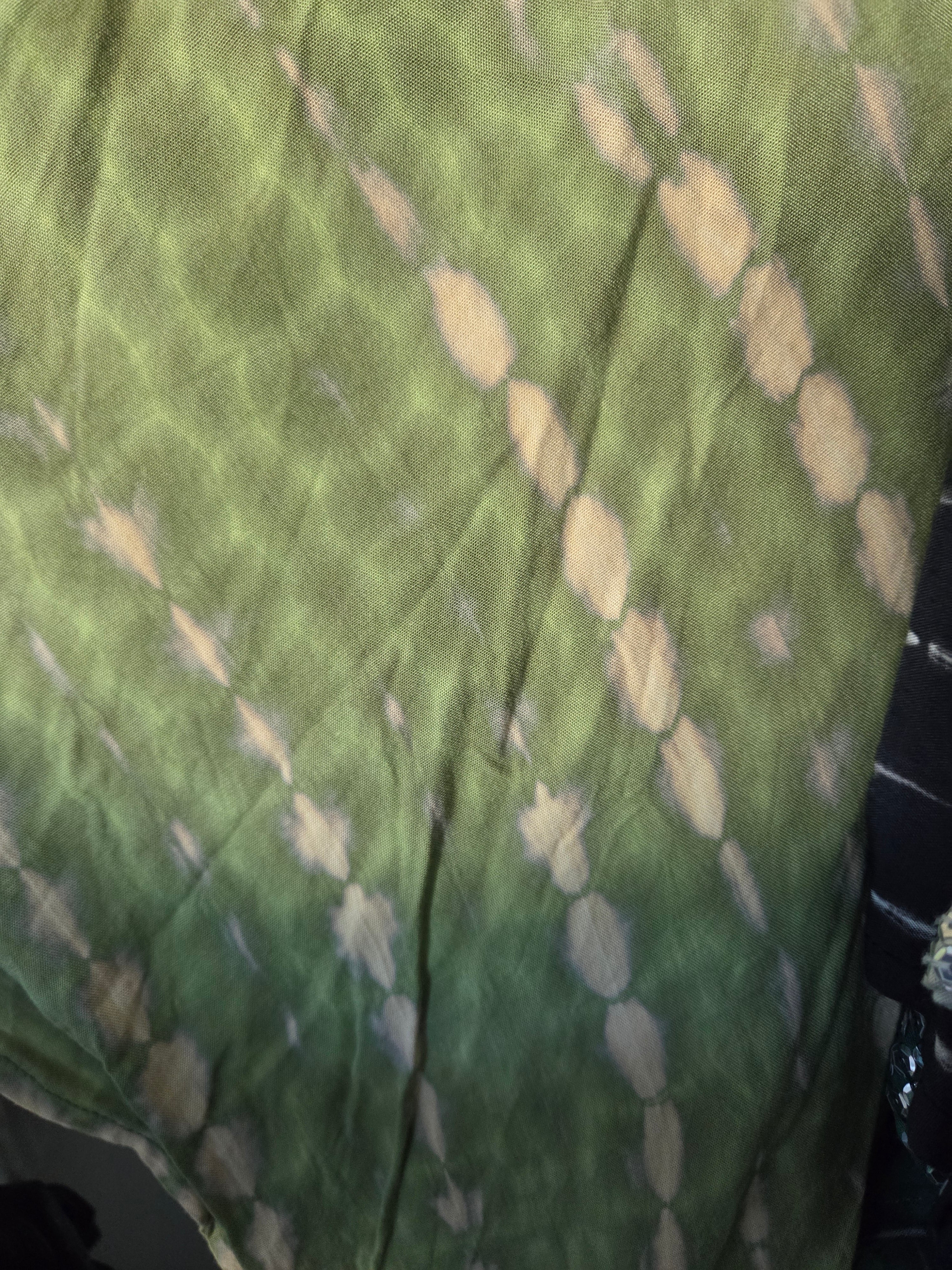 Relaxed Fit Bling Trimmed Long Kaftan - Comfortable Everyday Style
