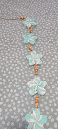 Handcrafted Hanging Flower Wall Art - Boho Hanging Decor