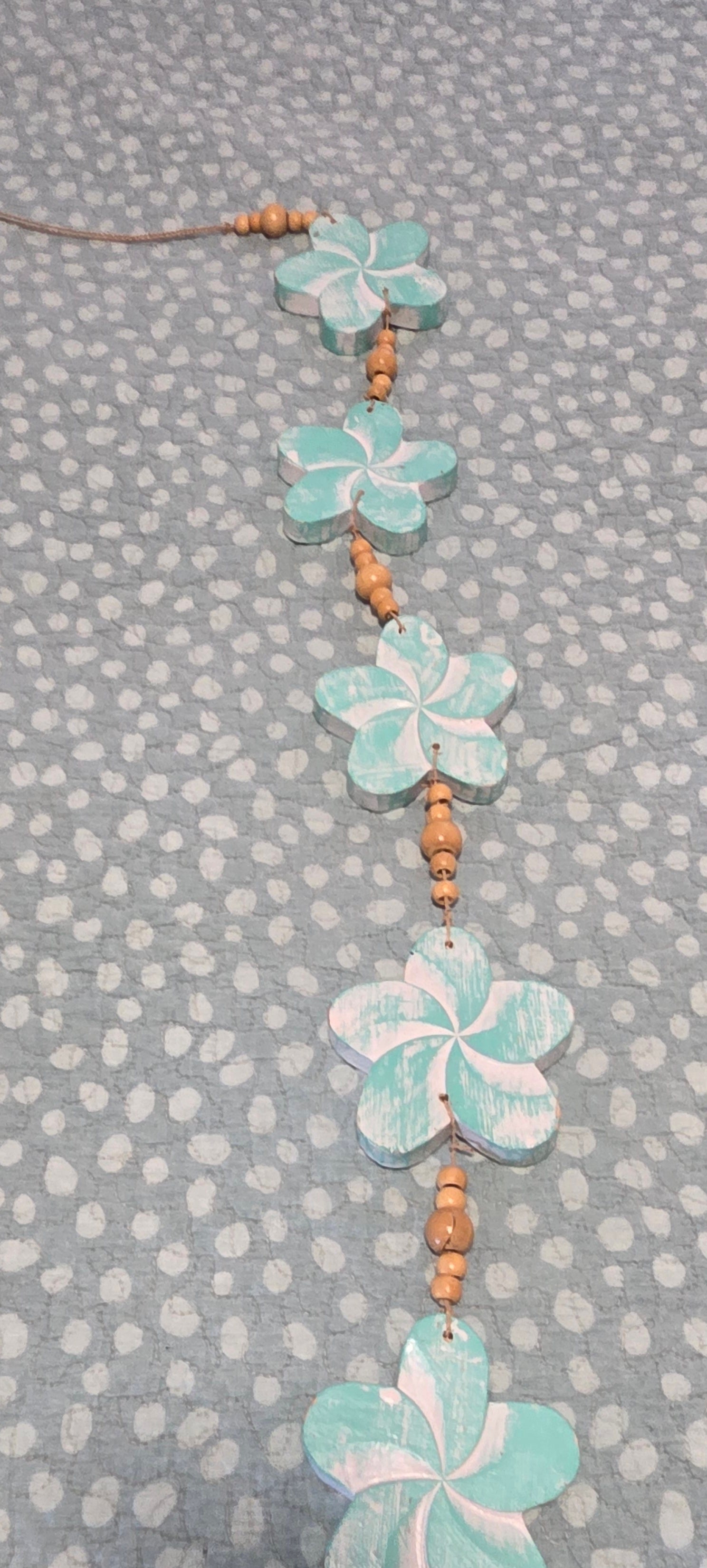 Handcrafted Hanging Flower Wall Art - Boho Hanging Decor