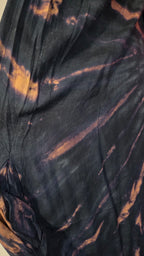 Flowy Tie-Dye Maxi Tie-shoulder Dress - Lightweight Easy Wear