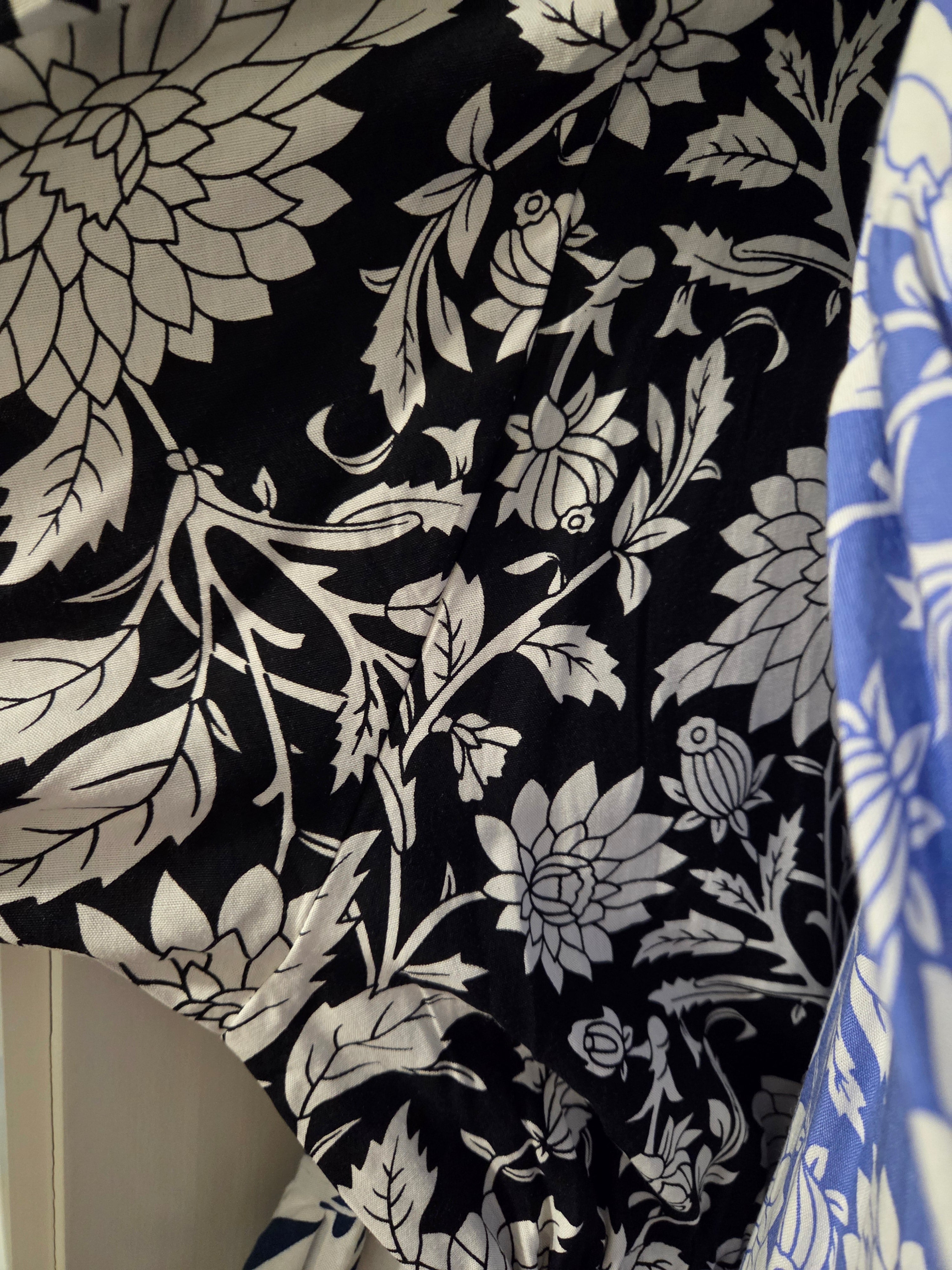 Floral Vee Dress - Flowy, Lightweight Design