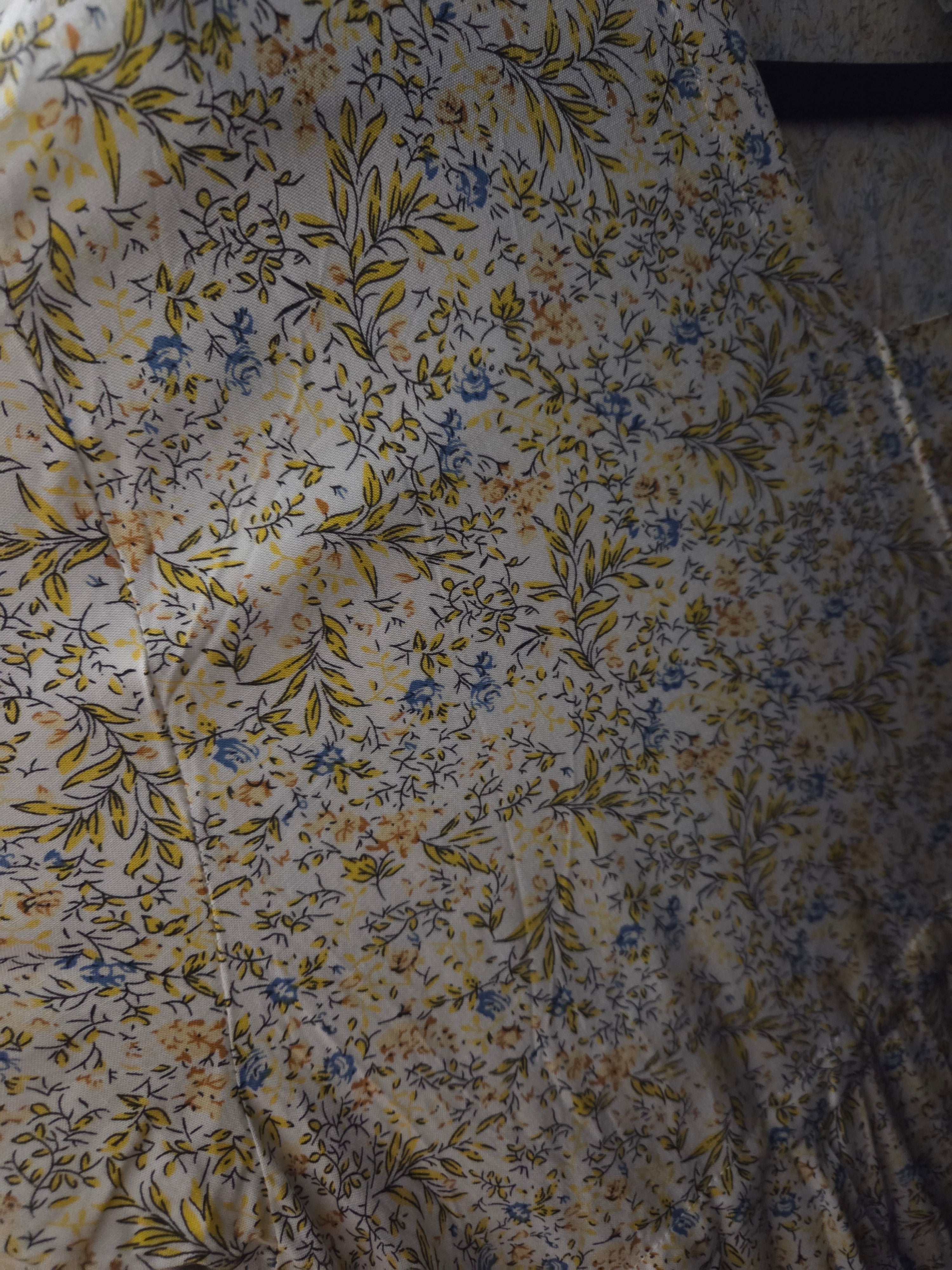 Floral Vee Dress - Flowy, Lightweight Design