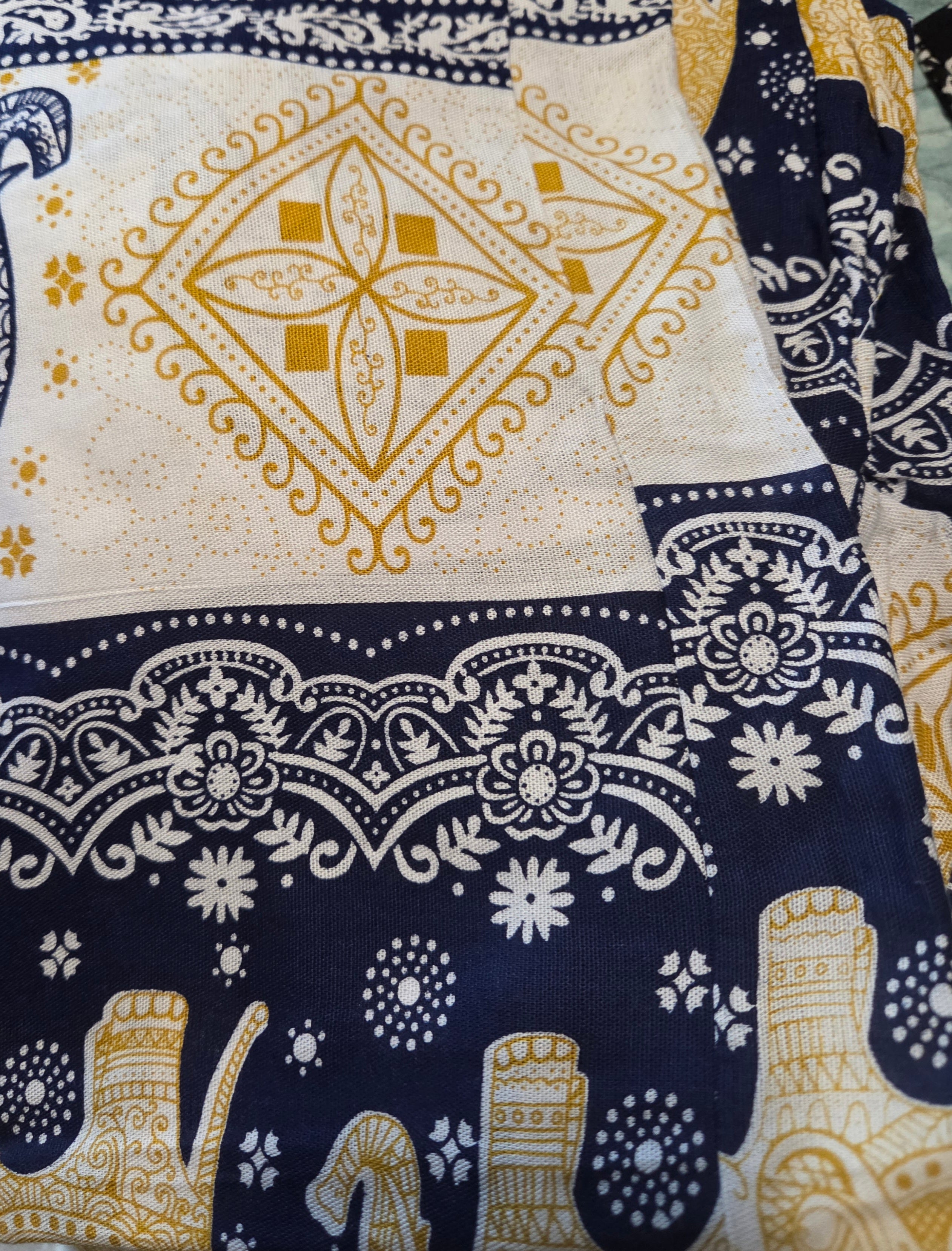 Flowy Tie-dye/Elephant Pants – Lightweight, Breathable Natural Essential