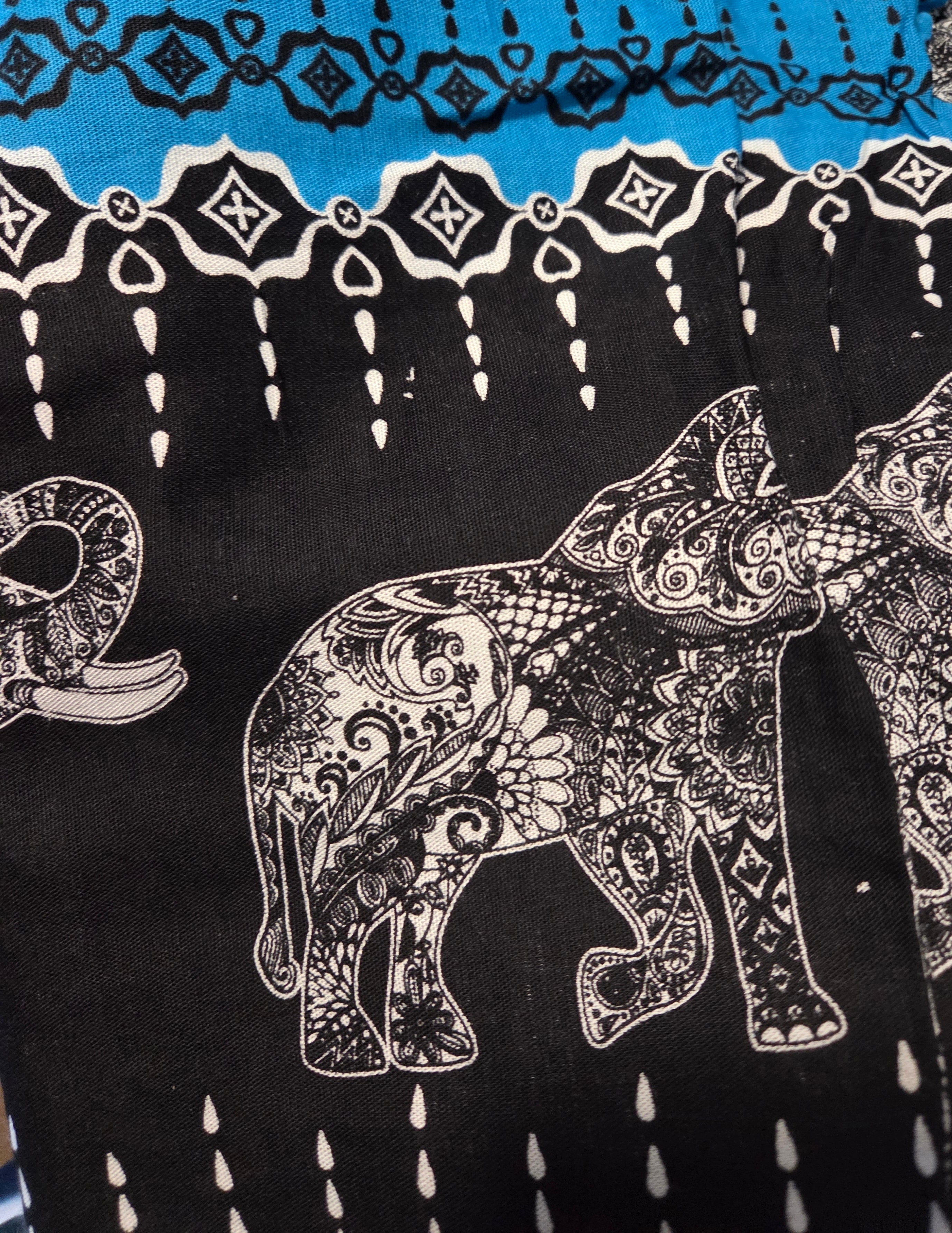 Flowy Tie-dye/Elephant Pants – Lightweight, Breathable Natural Essential