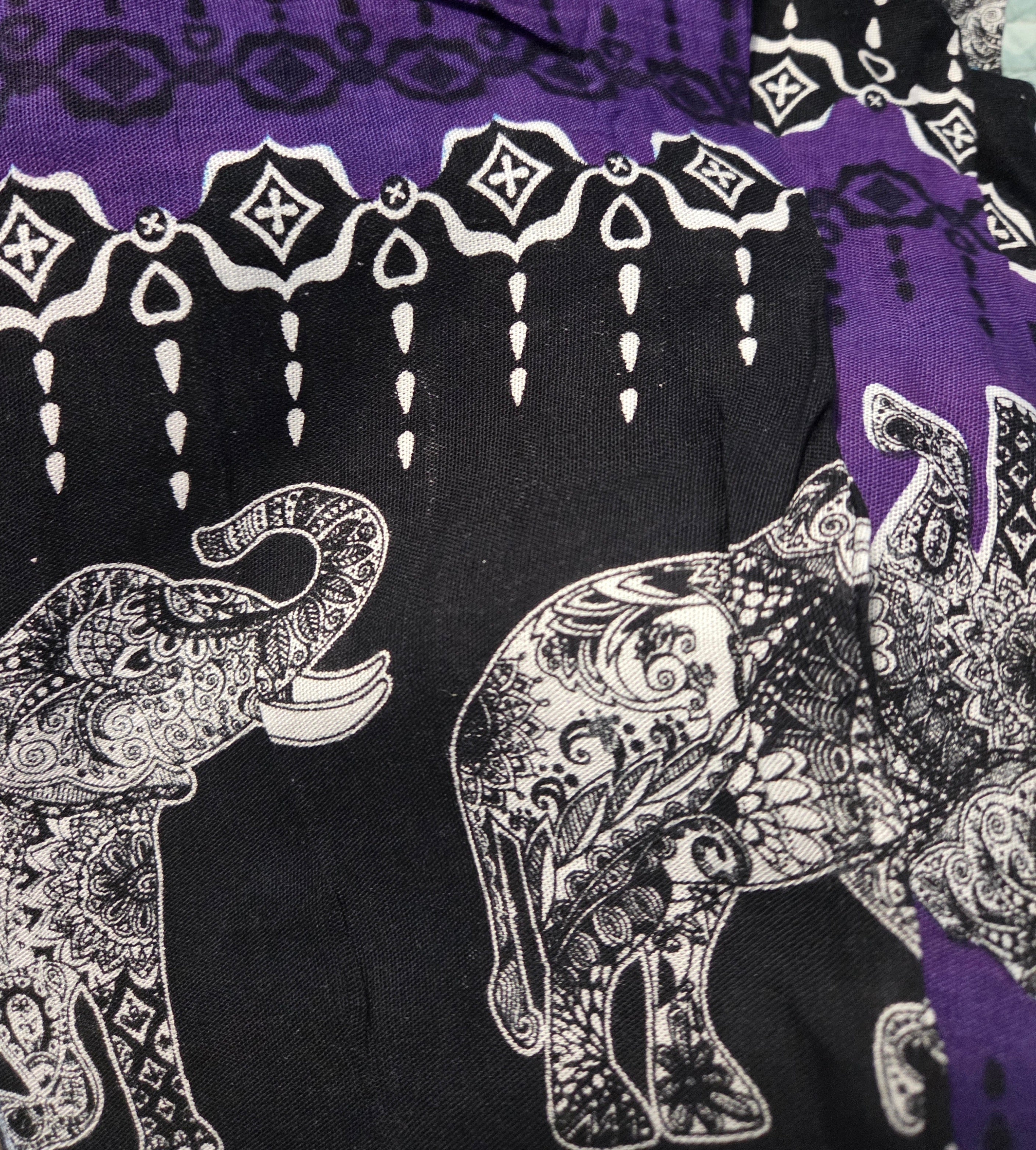 Flowy Tie-dye/Elephant Pants – Lightweight, Breathable Natural Essential