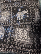 Effortless Boho Floral/Elephant Geni Jumpsuit - Flowy Everyday Style