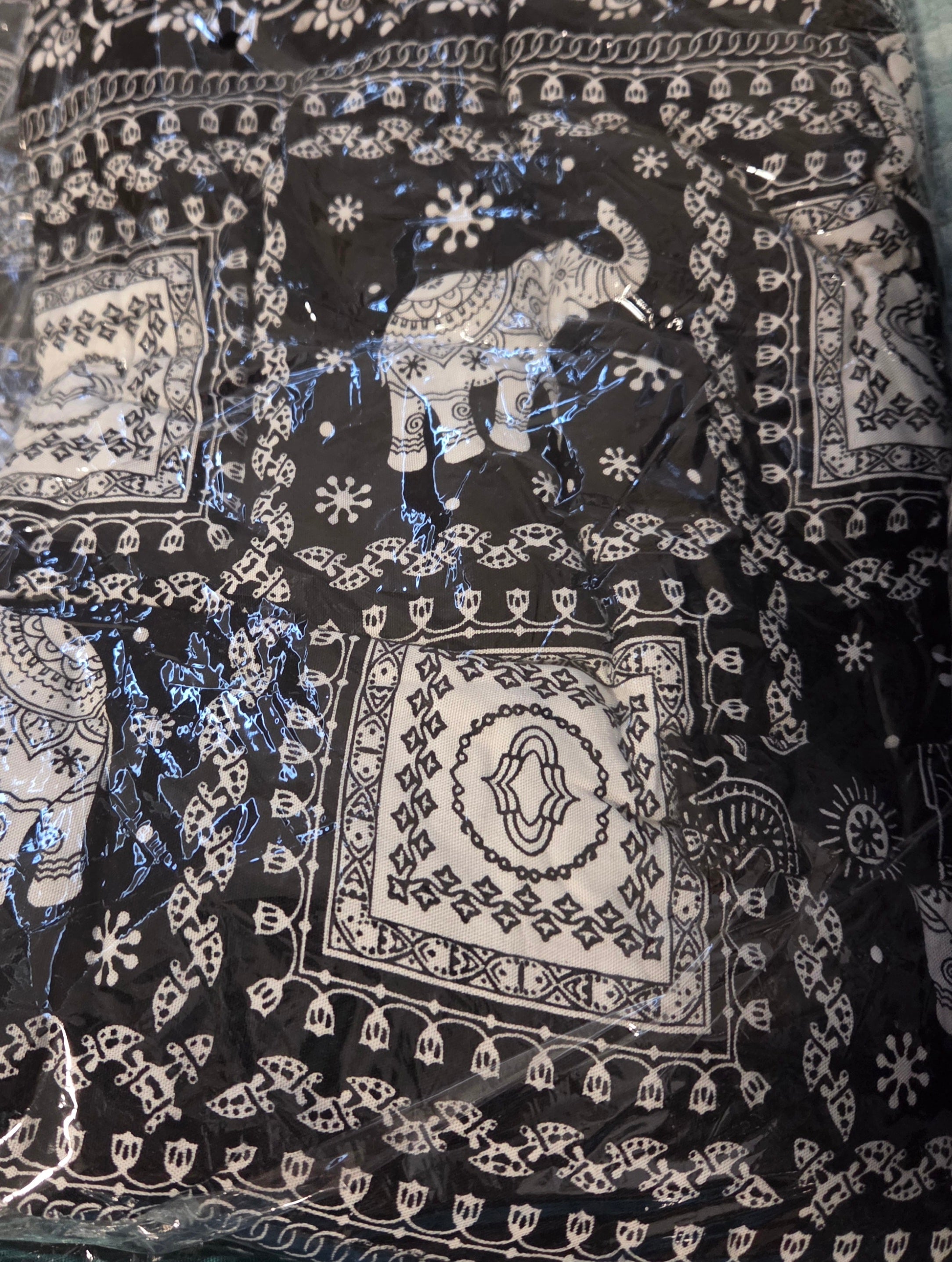 Effortless Boho Floral/Elephant Geni Jumpsuit - Flowy Everyday Style