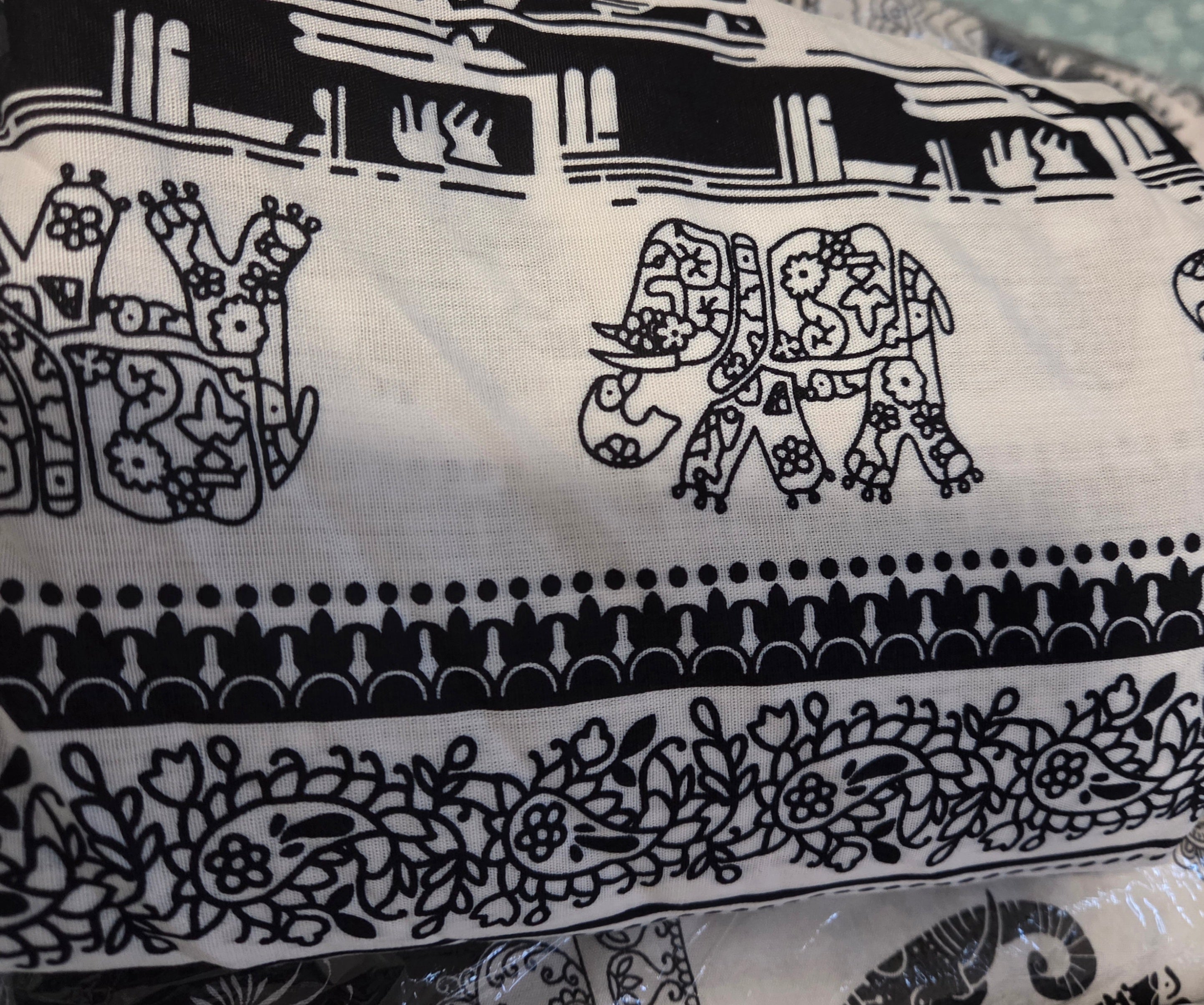 Effortless Boho Floral/Elephant Geni Jumpsuit - Flowy Everyday Style