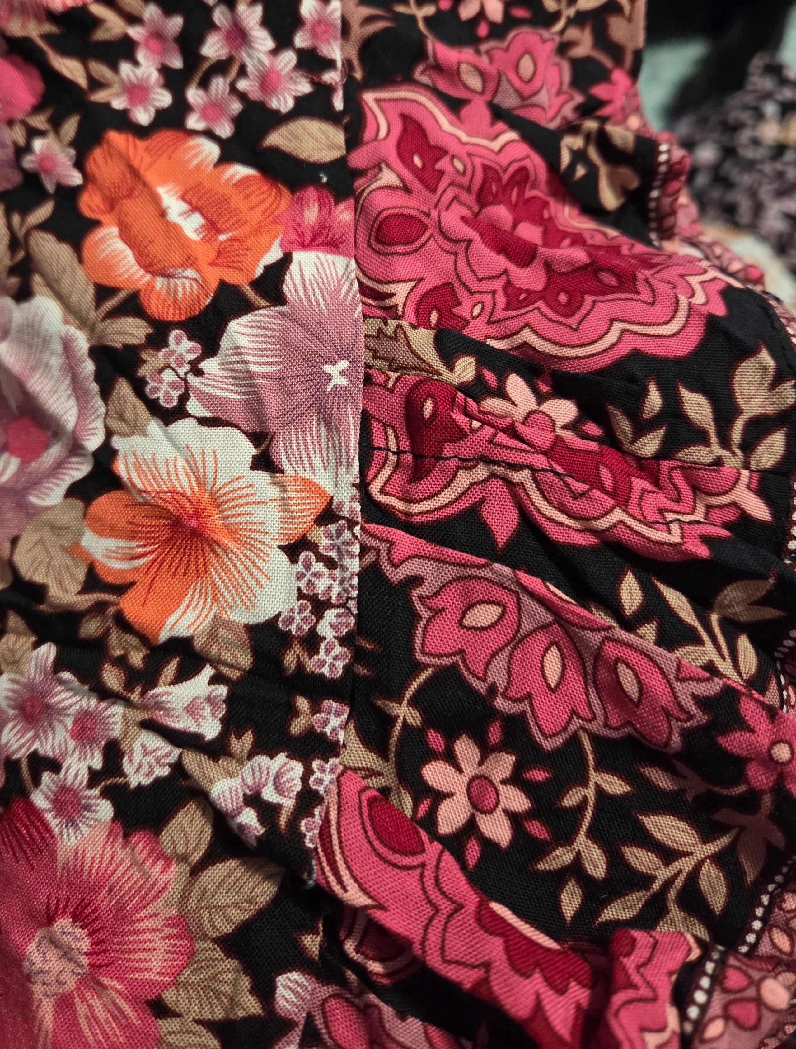 Flowy Lightweight Boho Floral Frill Pants - Effortless and Comfortable Fit