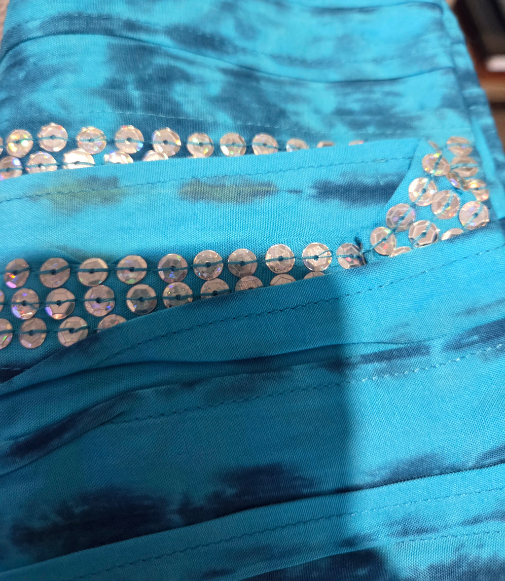 Relaxed Fit Bling Trimmed Short Kaftan - Comfortable Everyday Style