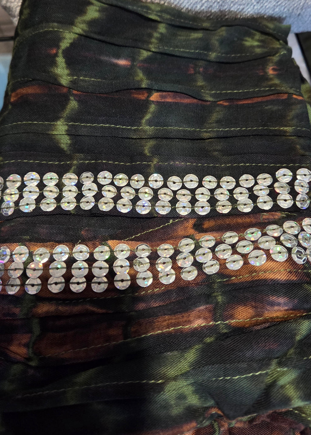 Relaxed Fit Bling Trimmed Long Kaftan - Comfortable Everyday Style