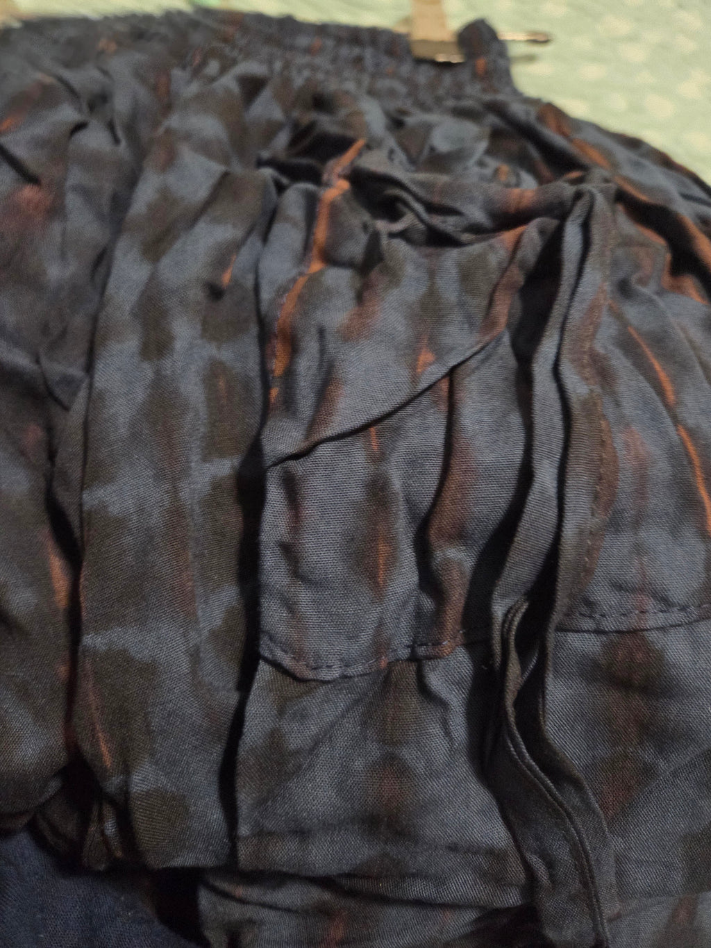 Flowy Lightweight Boho Tie-dye/plain Frill Pants - Effortless & Comfortable Fit