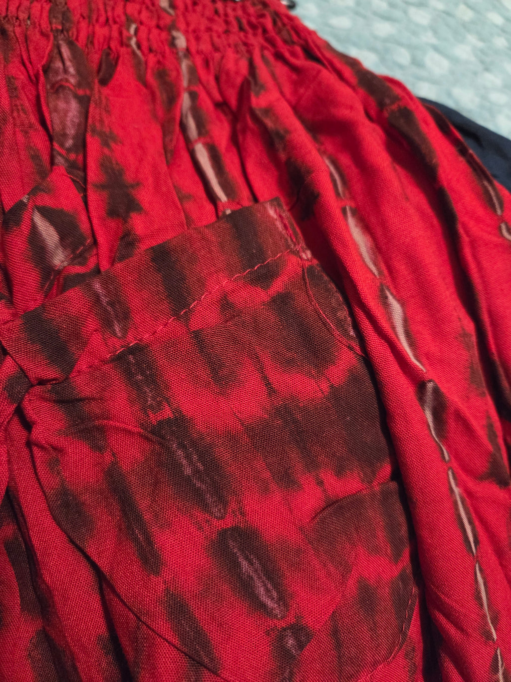 Flowy Lightweight Boho Tie-dye/plain Frill Pants - Effortless & Comfortable Fit