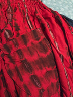 Flowy Lightweight Boho Tie-dye/plain Frill Pants - Effortless & Comfortable Fit