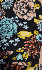 Floral Vee Dress - Flowy, Lightweight Design