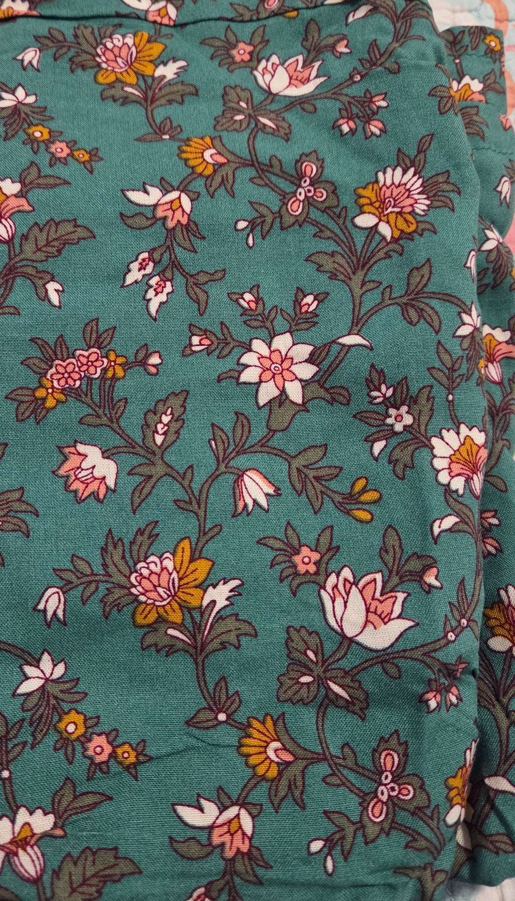 Flowy Lightweight Boho Floral Frill Pants - Effortless and Comfortable Fit