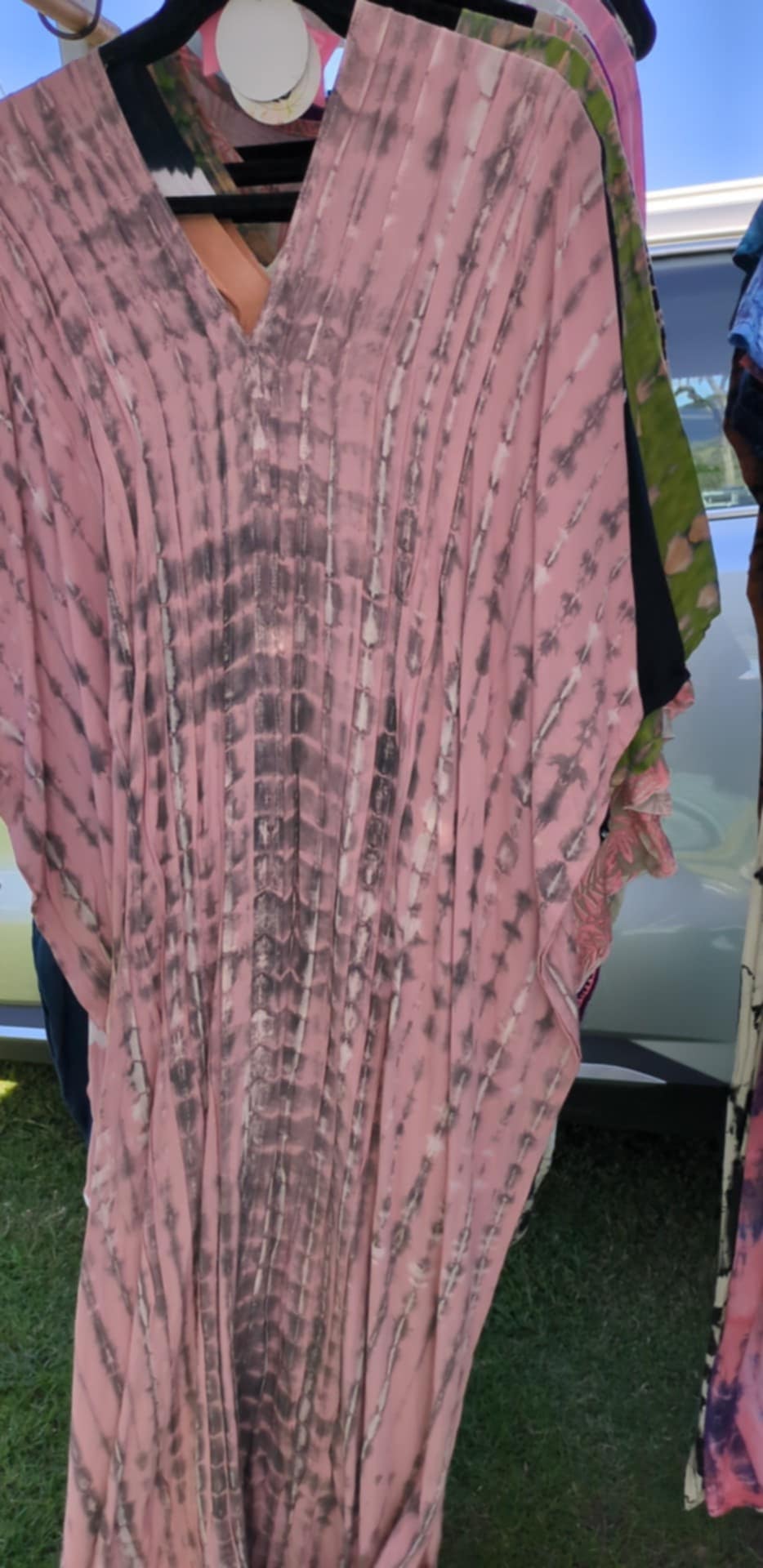 Relaxed Fit Long Kaftan Dress - Comfortable for Everyday Style