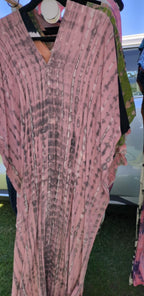 Relaxed Fit Long Kaftan Dress - Comfortable for Everyday Style