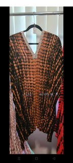 Relaxed Fit Bling Trimmed Short Kaftan - Comfortable Everyday Style