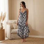 Effortless Boho Floral/Elephant Geni Jumpsuit - Flowy Everyday Style