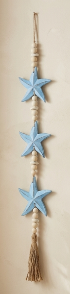 Handcrafted Star Hanging Wall Decor - Coastal Boho Statement Decor