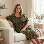 Lightweight Open Shoulder Dress - effortless Comfort Coastal