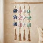 Handcrafted Hanging Mixed Shell Wall Decor - Boho Statement Decor